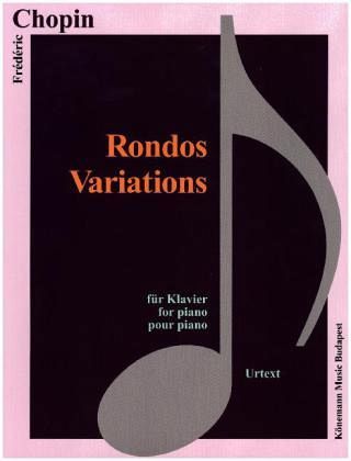 Kniha Chopin Rondos, Variations