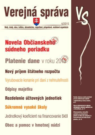 Verejná správa 4 2015
