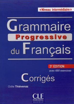 Grammaire Progressive Du Francais 3 Edition Corrigés Intermediaire