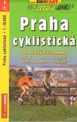 Praha cyklistická mapa 1:16 000