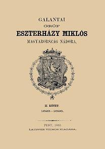 Galantai gróf Eszterházy Miklós Magyarország - nádora II. - László Szalay