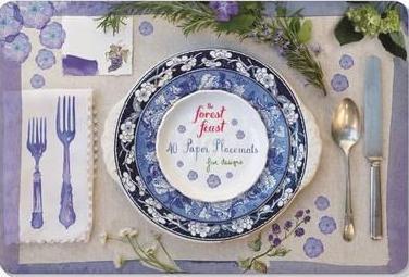 The Forest Feast Paper Placemats: 40 Sheets, 5 Designs