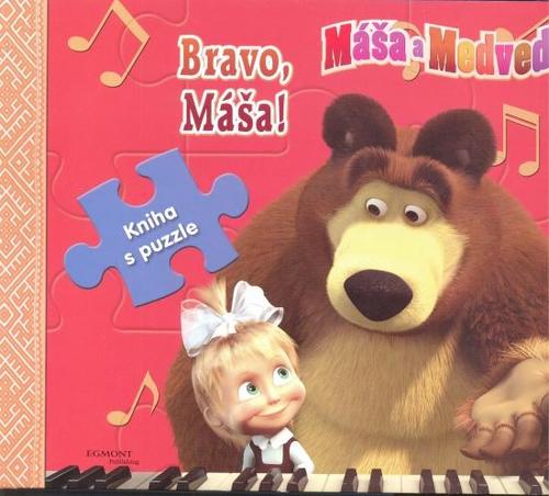 Máša a medveď - Bravo, Máša! - kniha s puzzle