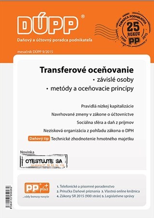 Daňový a účtovný poradca podnikateľa 9/2015