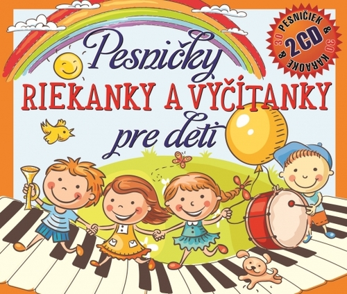 Kniha 2CD - Pesničky,riekanky a vyčítanky - CD