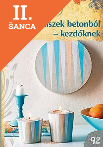 Lacná kniha Lakásdíszek betonból - kezdőknek