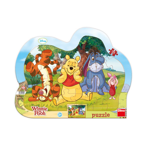 Puzzle Medvedík Pú 25 Dino