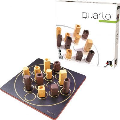 Abstraktná strategická hra Quarto (hra v češtine)