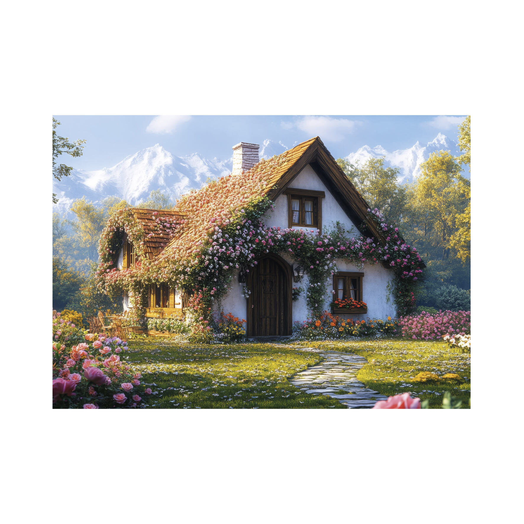Puzzle Chata v údolí 100 XL