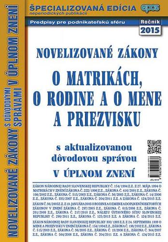 NZ o matrikách, rodine a o mene a priezvisku