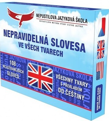 Angličtina -výukové karty-nepravidelná slovesa