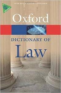 Oxford dictionary of Law 8th Edition