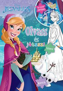 Jégvarázs matricás színező - Olvass és játssz