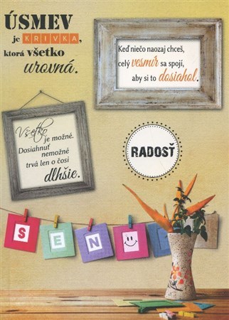 Kniha Motivačný zošit A5 farebný