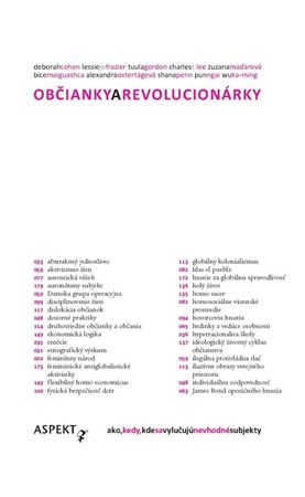 Kniha Občianky a revolucionárky