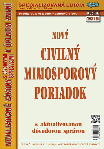 NZ 24/15 Civilný mimosporový poriadok