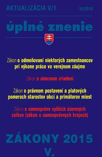 Zákony 2015 V. aktualizácia V 1