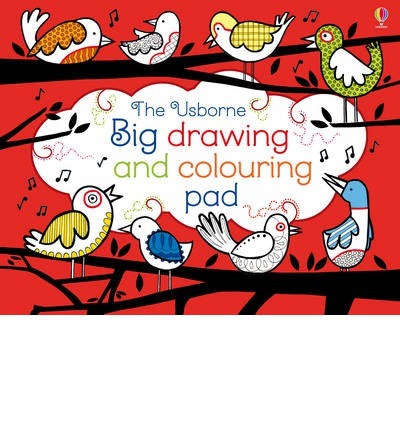 Big drawing and colouring pad