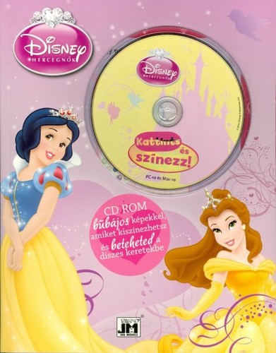 Disney hercegnők - CD melléklettel - Kattints és színezz!
