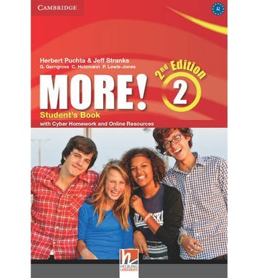 Kniha More! New 2 Student's Book + Cyber Homework + Online Resources - Herbert Puchta,Jeff Stranks,Günter Gerngross,Christian Holzmann,Peter Lewis-Jones