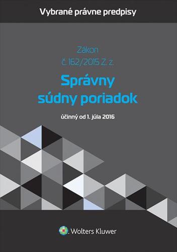 Správny súdny poriadok - účinný od 1. júla 2016