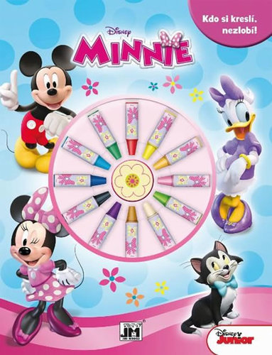 Minnie - Omalovánky s voskovkami