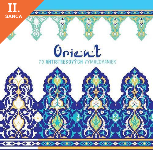 Lacná kniha Orient - 70 antistresových vymaľovaniek