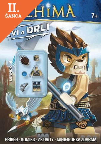 Lacná kniha Lego Chima Lvi a orli