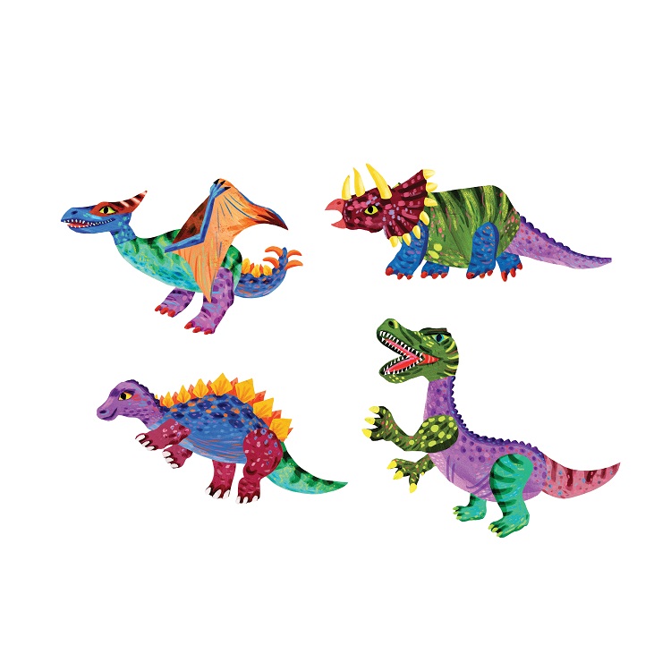 Magnetická plechovka Dinosaury Tiger Tribe