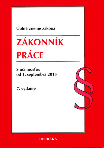Zákonník práce. Úzz, 7. vyd., 2015