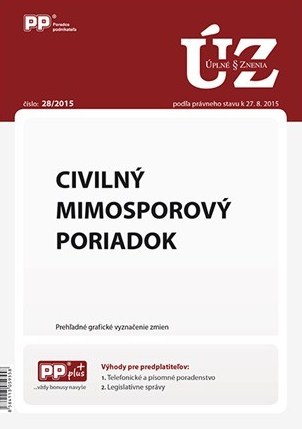 UZZ 28 2015 Civilný mimosporový poriadok