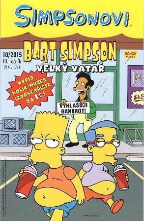 Kniha Simpsonovi - Bart Simpson - 10/2015 Velký vatař