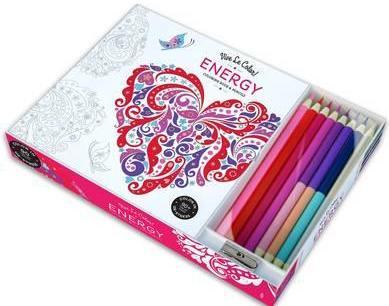 Vive Le Color Energy Coloring Book and Pencils