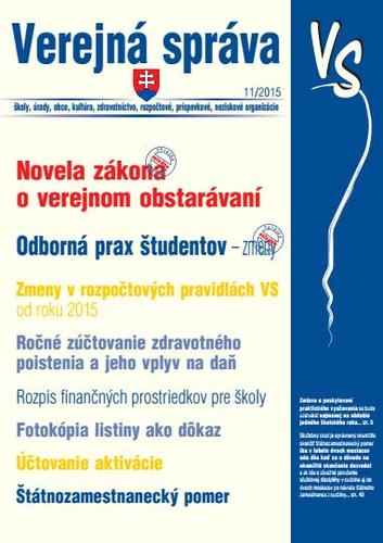 Verejná správa 11 2015