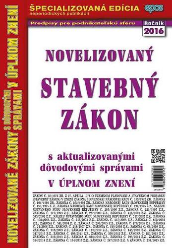 Novelizovaný stavebný zákon 5 2016