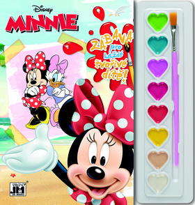 Minnie omalovánka s vodovkami