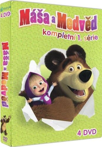 Máša a Medvěd kolekce 1-4   4DVD