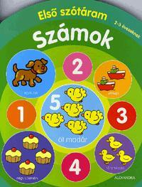 Első szótáram - Számok 2-3 éveseknek