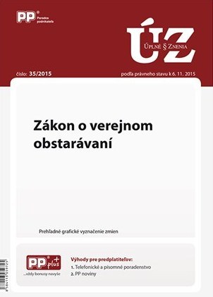 UZZ 35/2015 Zákon o verejnom obstarávaní