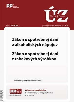 UZZ 37/2015 Zákon o spotrebnej dani z alkoholických nápojov