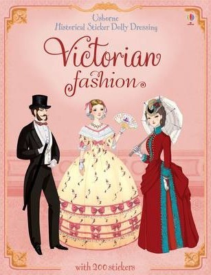 Historical Sticker Dolly Dressing Victorian Fashion