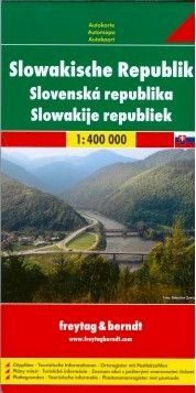 Slovenská republika mapa 1:400 000