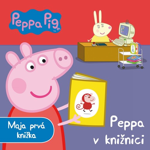 Kniha Peppa Pig Peppa v knižnici
