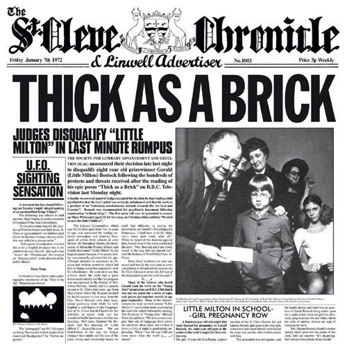 Jethro Tull - Thick As A Brick CD