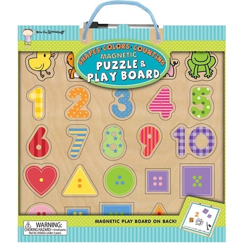 Now Im Growing Magnetic Puzzle and Play Board