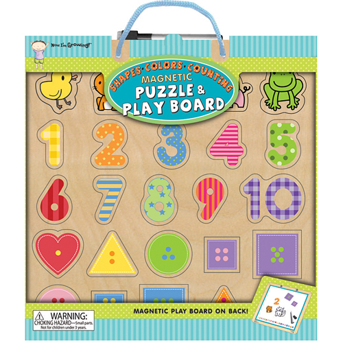 Now I'm Growing Magnetic Puzzle & Play Board - ABC