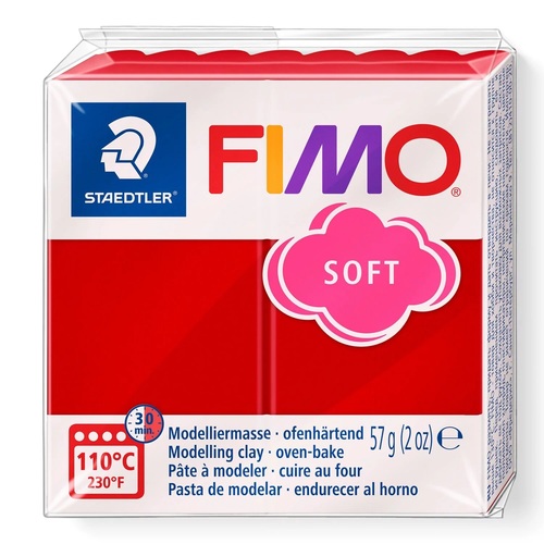 Modelovacia hmota FIMO Soft Vianočná červená 57 g