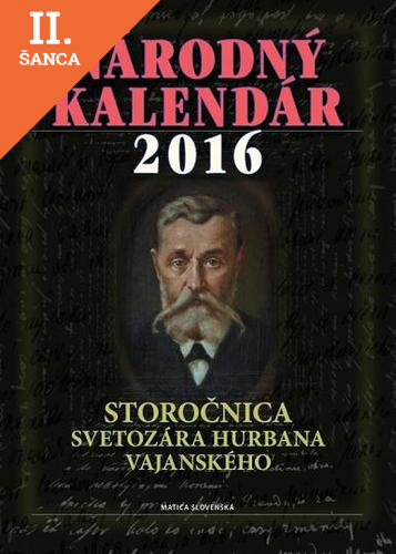 Lacná kniha Národný kalendár 2016