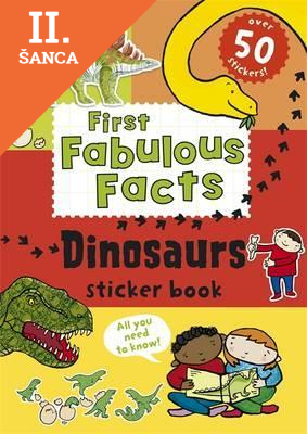 Lacná kniha Ladybird First Fabulous Facts: Dinosaurs Sticker Book