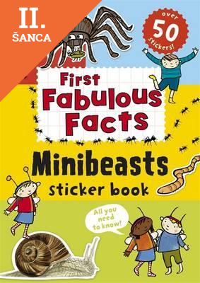 Lacná kniha Ladybird First Fabulous Facts: Minibeasts Sticker Book